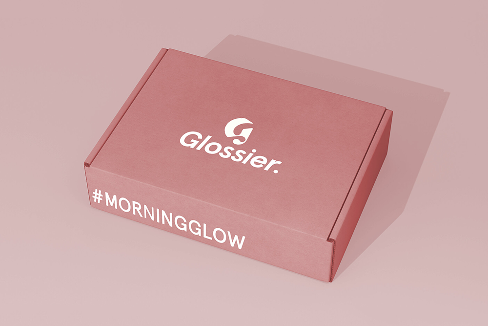 Glossier Packaging Box